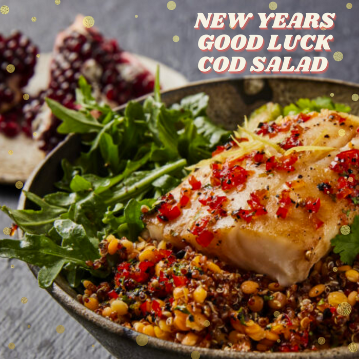 New Years Good Luck Cod Salad