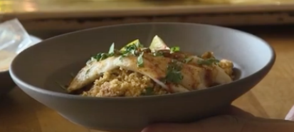 Kodiak Jig Rockfish With Moroccan Oil and Couscous