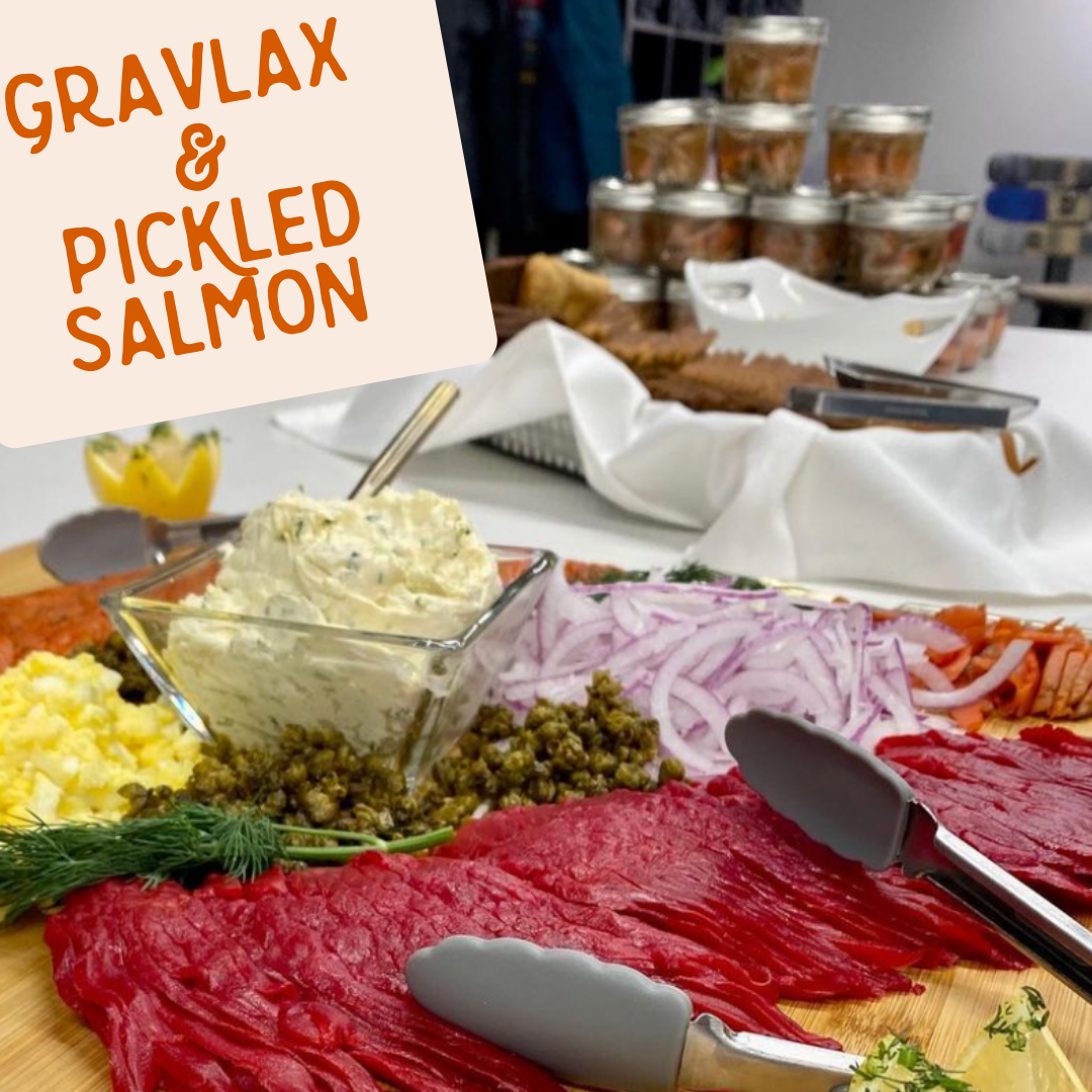 Gravlax and Pickled Salmon