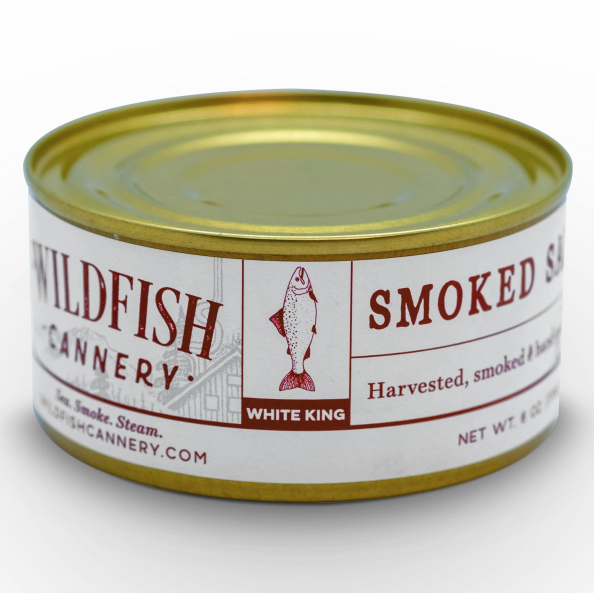 Wildfish Cannery Smoked White King Salmon (ANC)